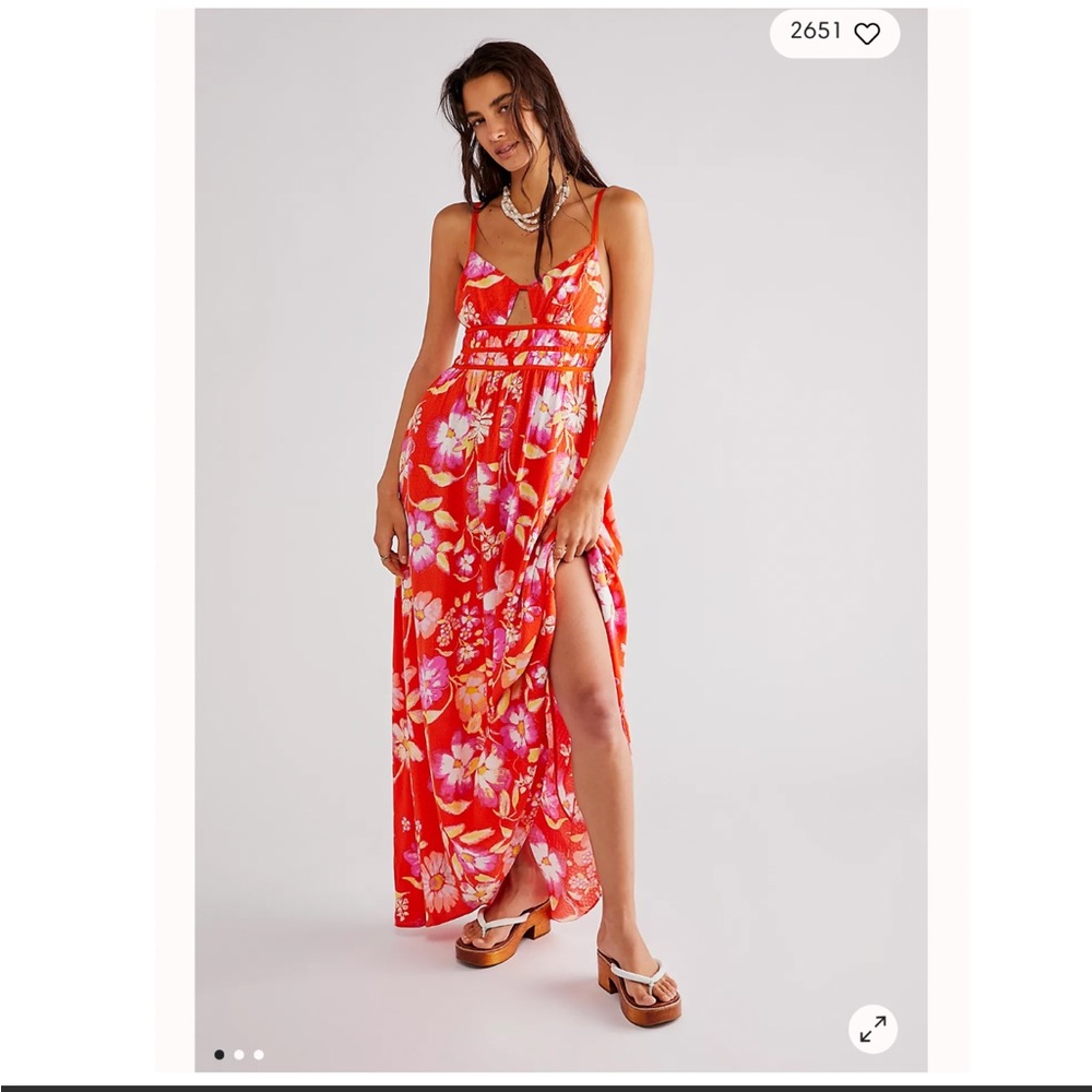 NWT FREE PEOPLE Wisteria Maxi Dress